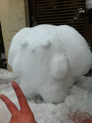 Illustration for article titled Snow Dicks and Cute Characters: Winter Hijinks Cover Tokyo.